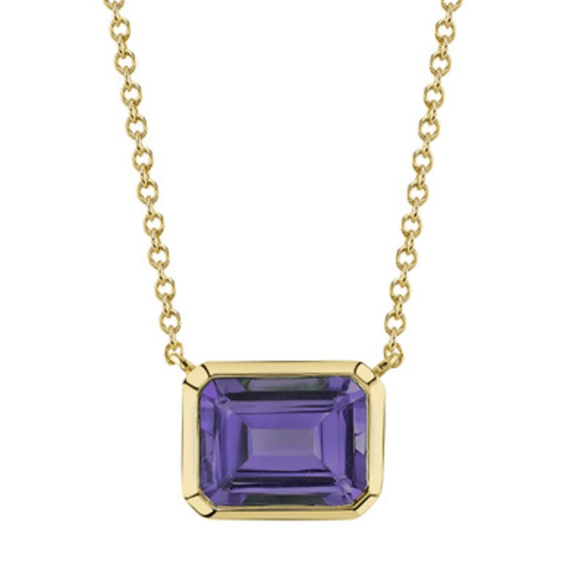 Amethyst Pendant Necklace [JNPEN0993]