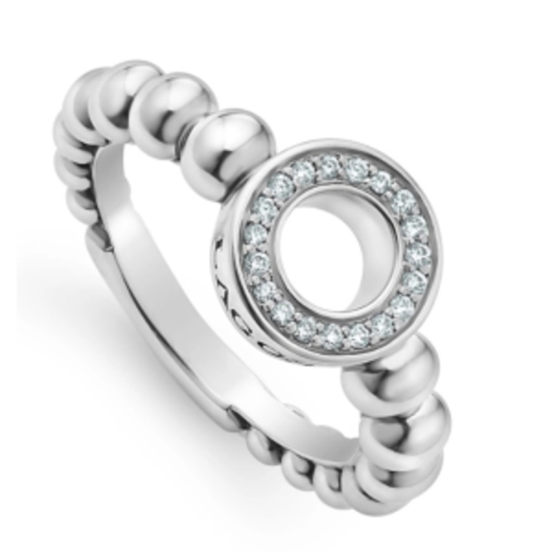 Caviar Spark Open Circle Diamond Ring [JROTH0334]