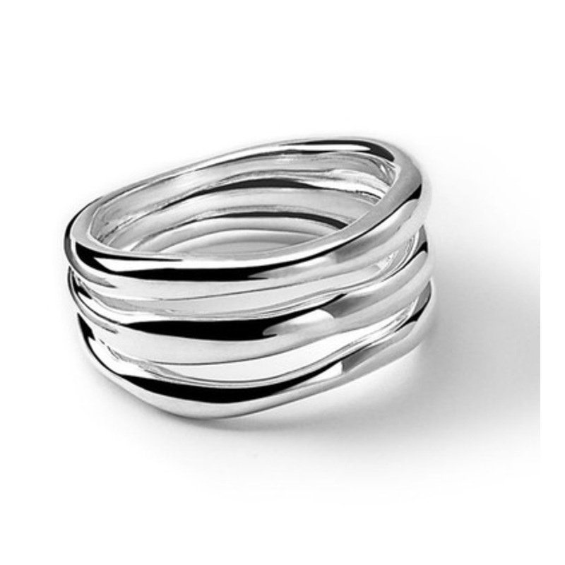 Classico Triple Squiggle Band Ring [2YSRG5091]