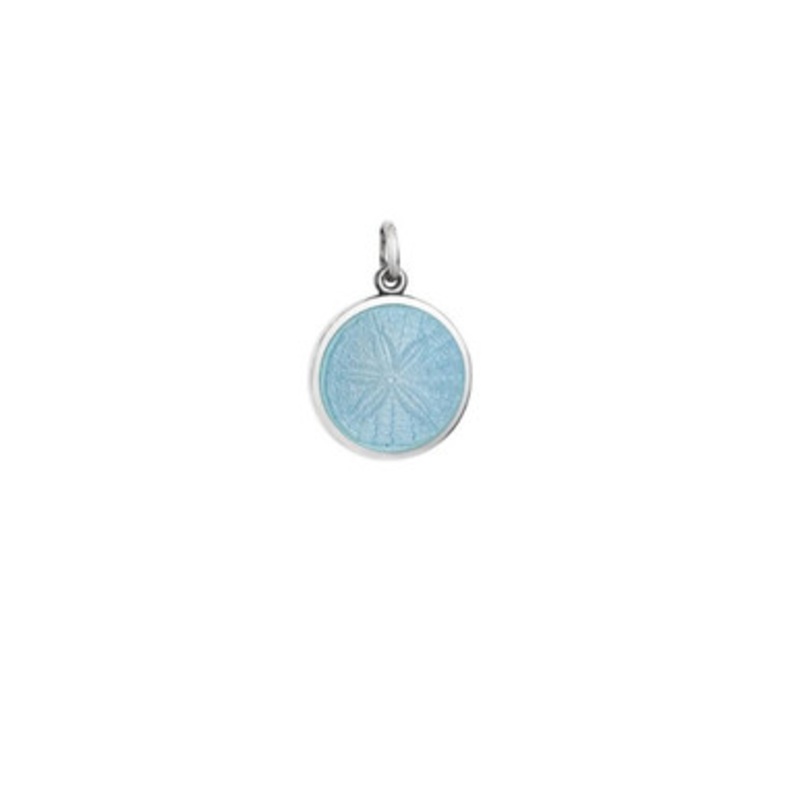 Small Light Blue Sand Dollar Charm [2YCHM1721]