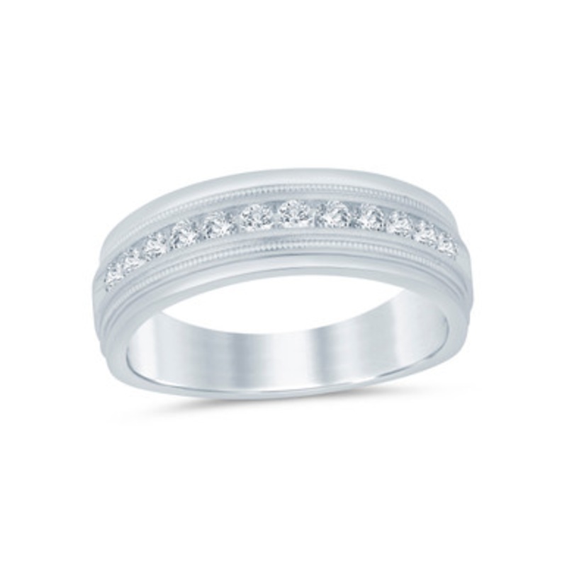 Channel Set Diamond Band [JRBND0890]