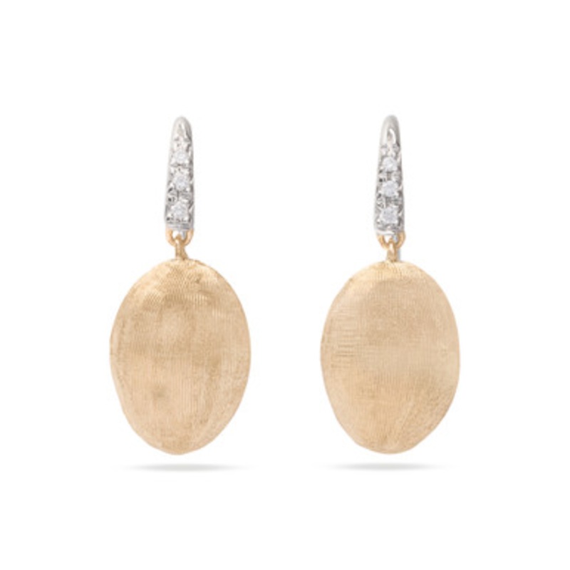 Siviglia Diamond French Hook Earrings [JEOTH0948]