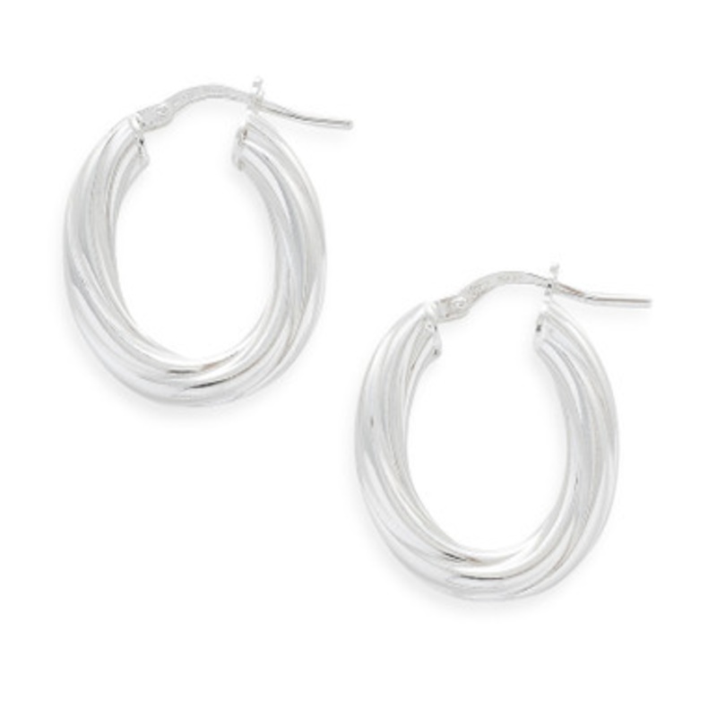 Twisted Hoop Earrings [JEHOP0069]
