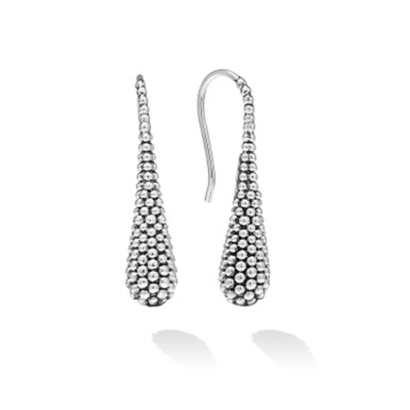 BEADED TEARDROP EARRINGS [2YSEA2535]