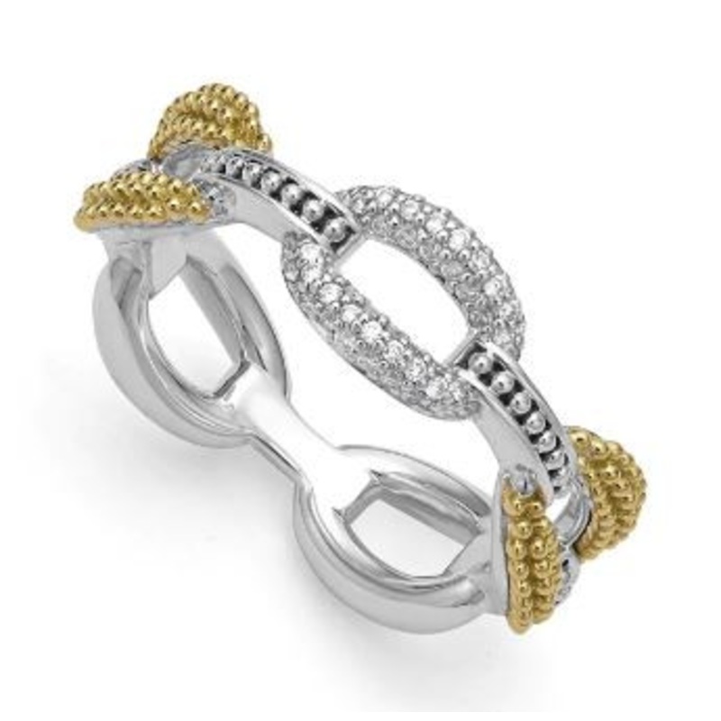 Caviar Lux Eternity Link Ring [JROTH0361]