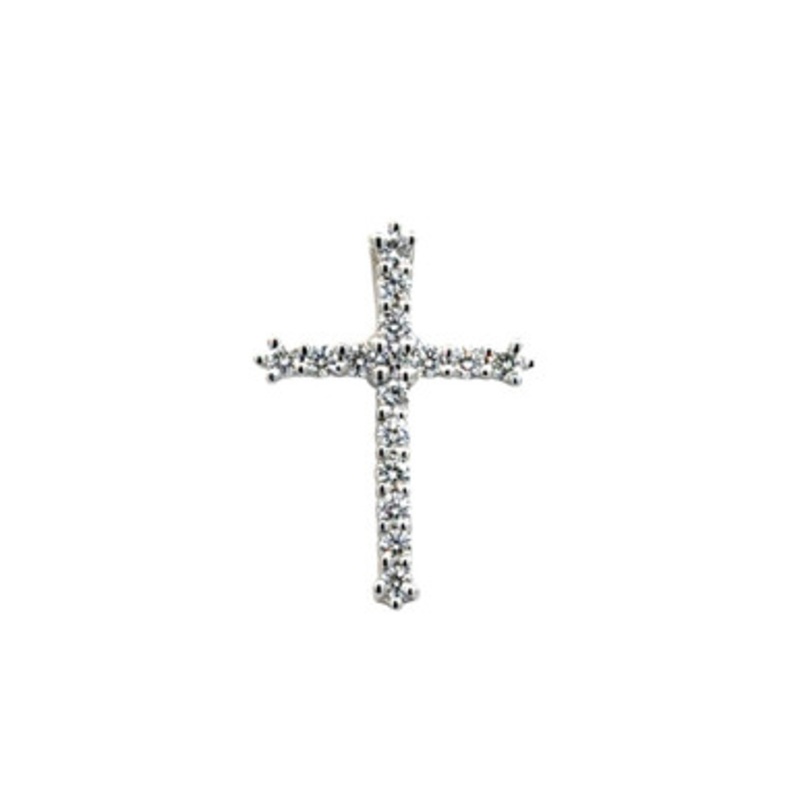 Diamond Cross Pendant, .50 [JNPEN0744]