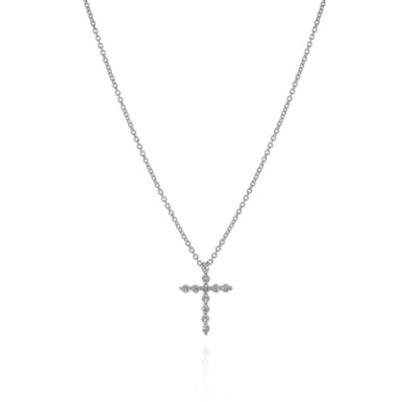 Diamond Cross Pendant Necklace [1DCRS0412]