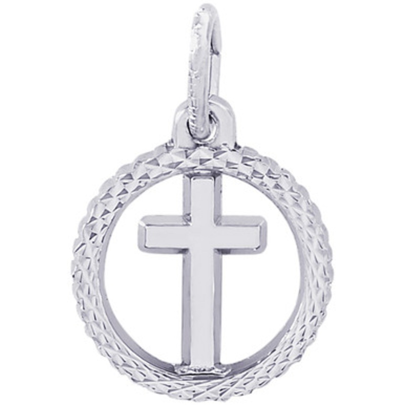 Cross In Circle Charm [2YCHM0138]