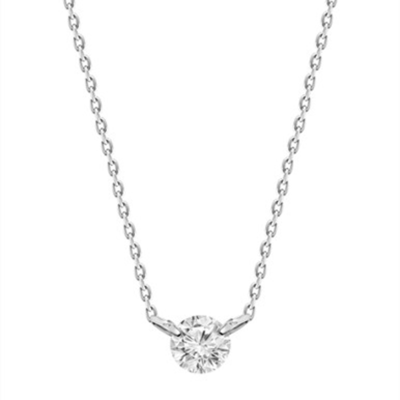 Solitaire Diamond Pendant Necklace [JNPEN0857]