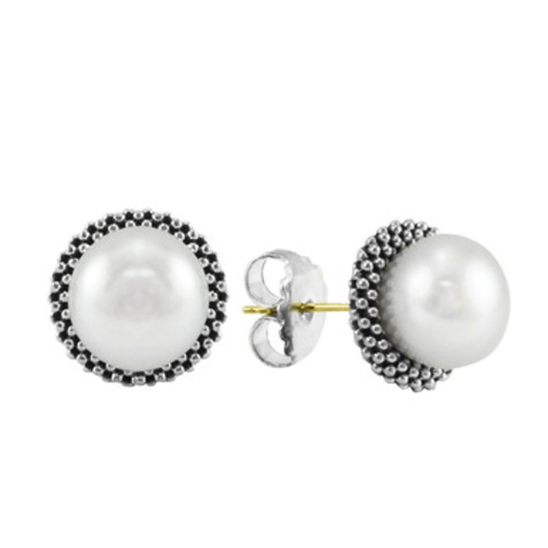 Caviar Pearl Stud Earring [2CPFE0501]