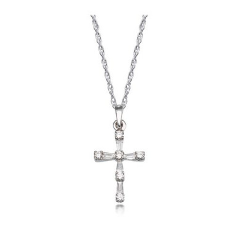 Diamond Cross Pendant [1DCRS0266]