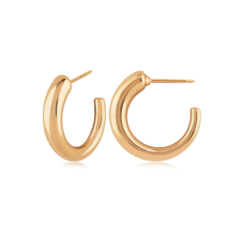 Tapered Hoop Earrings [JEHOP0302]