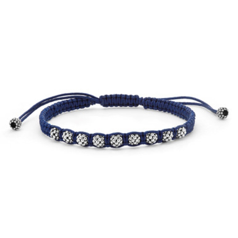 Anthem Navy Macrame Bracelet [JBOTH1181]
