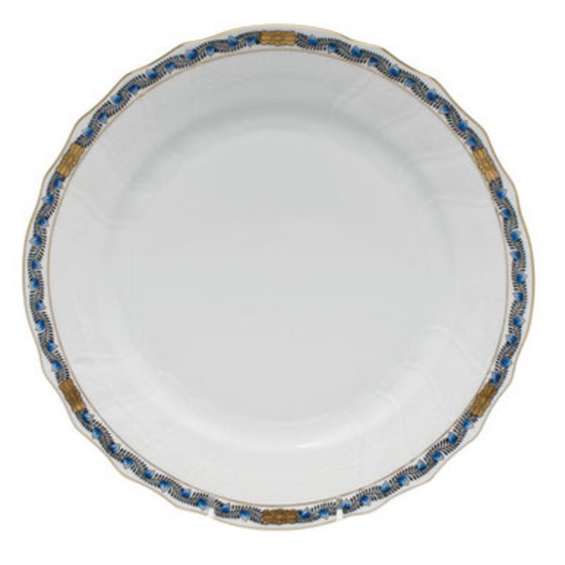 Chinese Bouquet Garland Sapphire Dinner Plate [6HEGS1102]