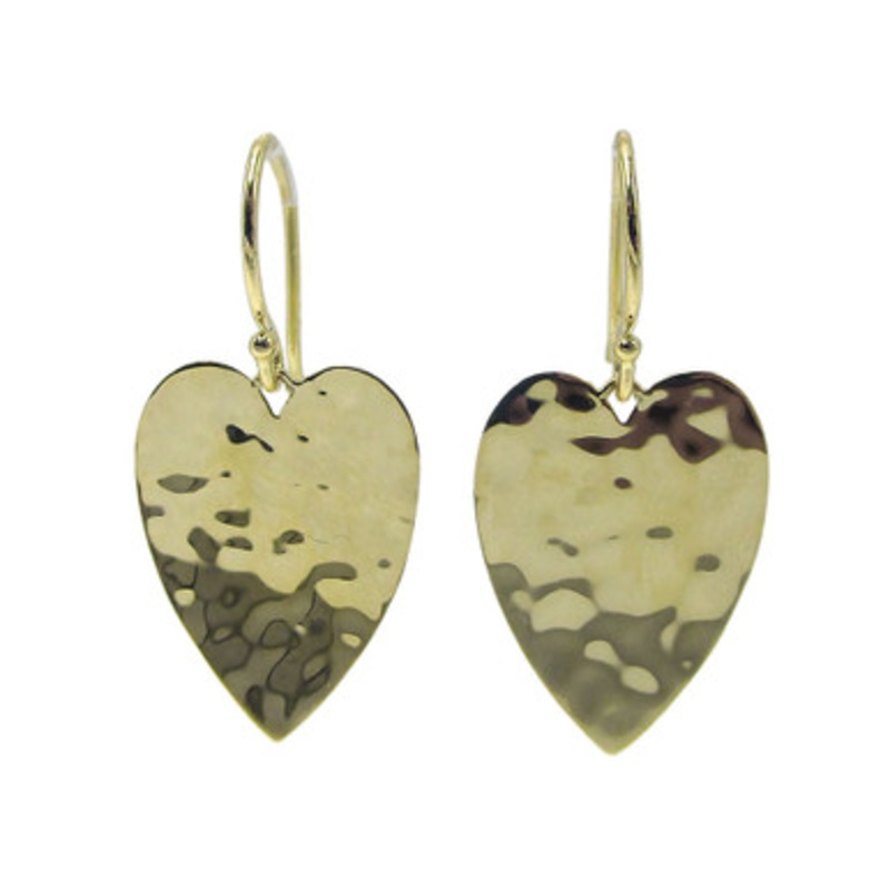 Classico Medium Heart Drop Earrings [JEOTH1015]