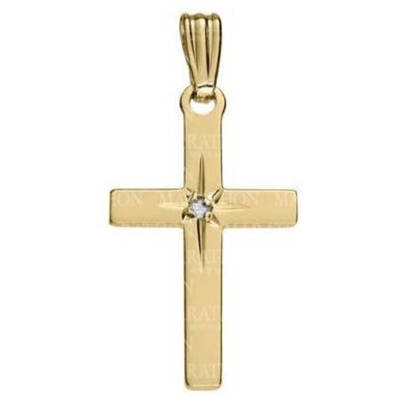 Diamond Cross Pendant [JNPEN0339]