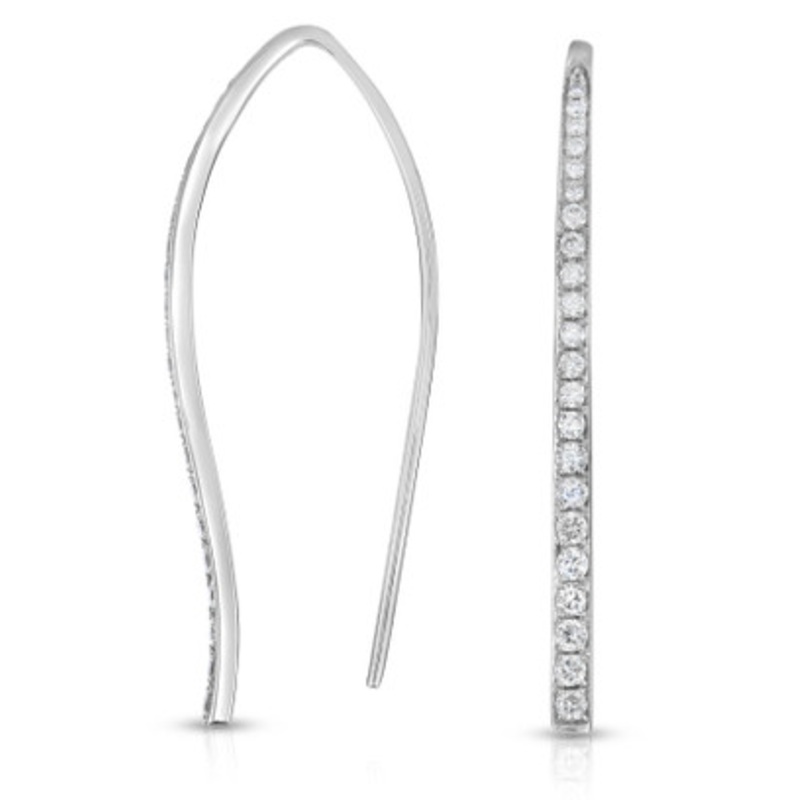 Diamond Drop Hook Earring  [1EADX4085]