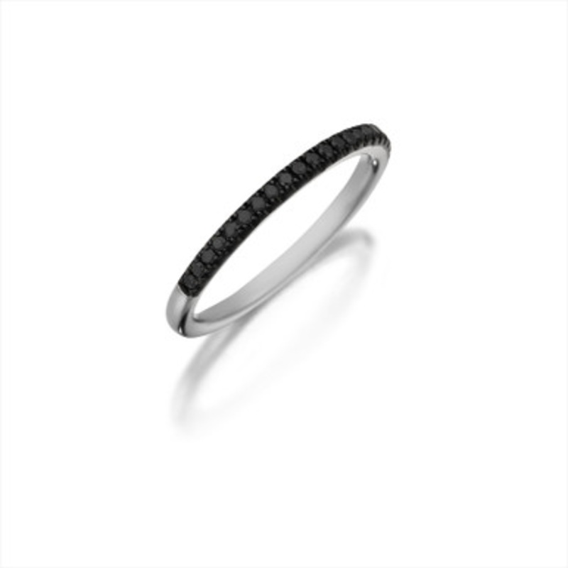 Black Diamond Wedding Band [1WADX5310]