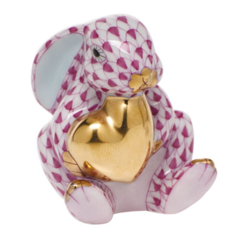 Bunny with Heart Raspberry [6COLF1872]