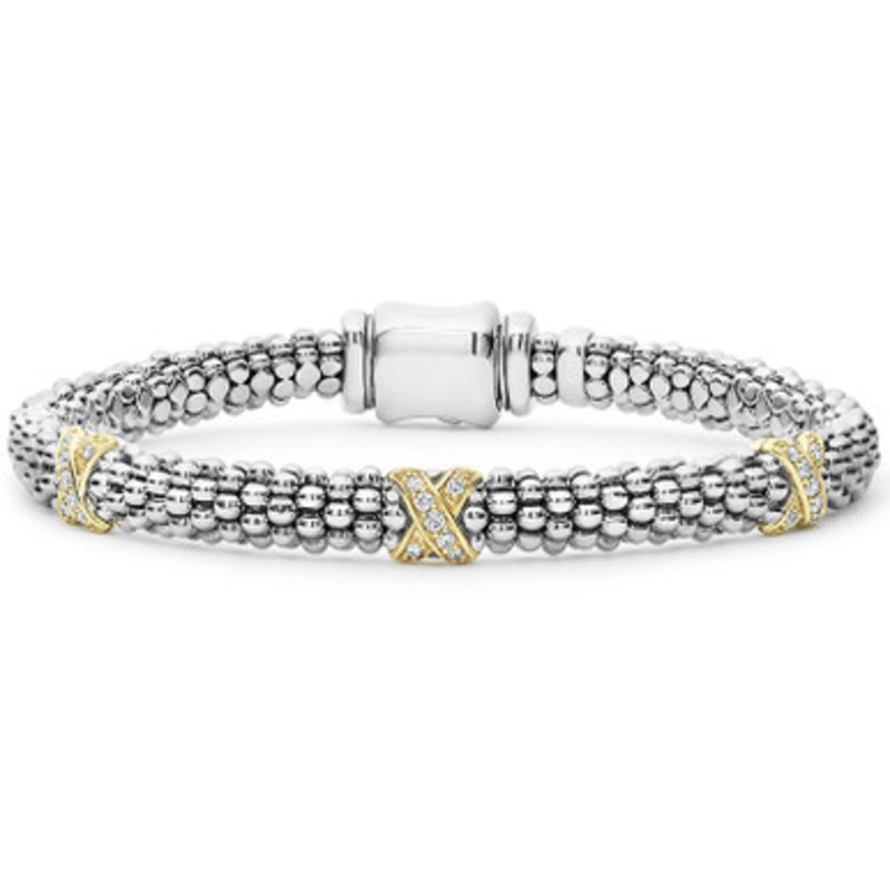 Caviar Lux Station X Diamond Caviar Bracelet [2YSDB0334]