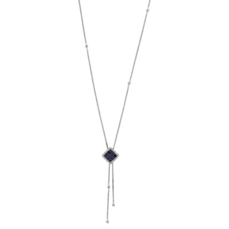 Sapphire and Diamond Necklace [1NSD10040]