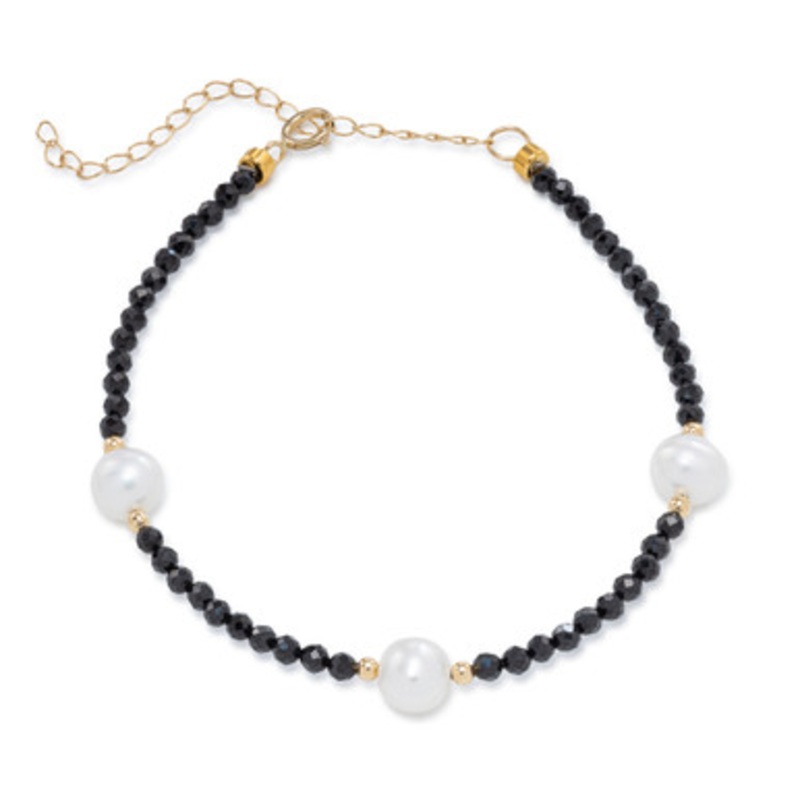 Pearl And Black Spinel Bracelet [JBOTH0229]