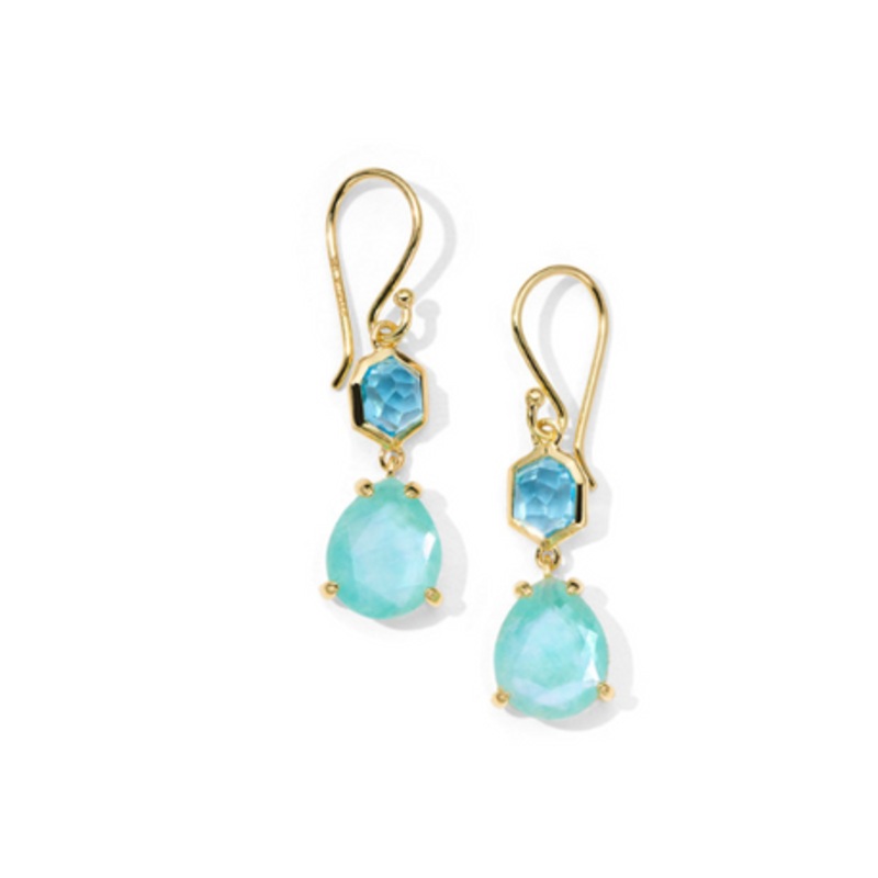 Rock Candy Blue Topaz Drop Earrings [JEOTH0841]