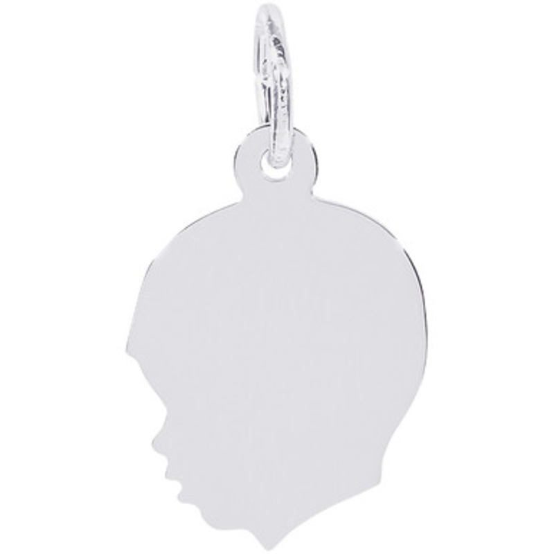 Small Boys Head Charm [2YCHM0701]