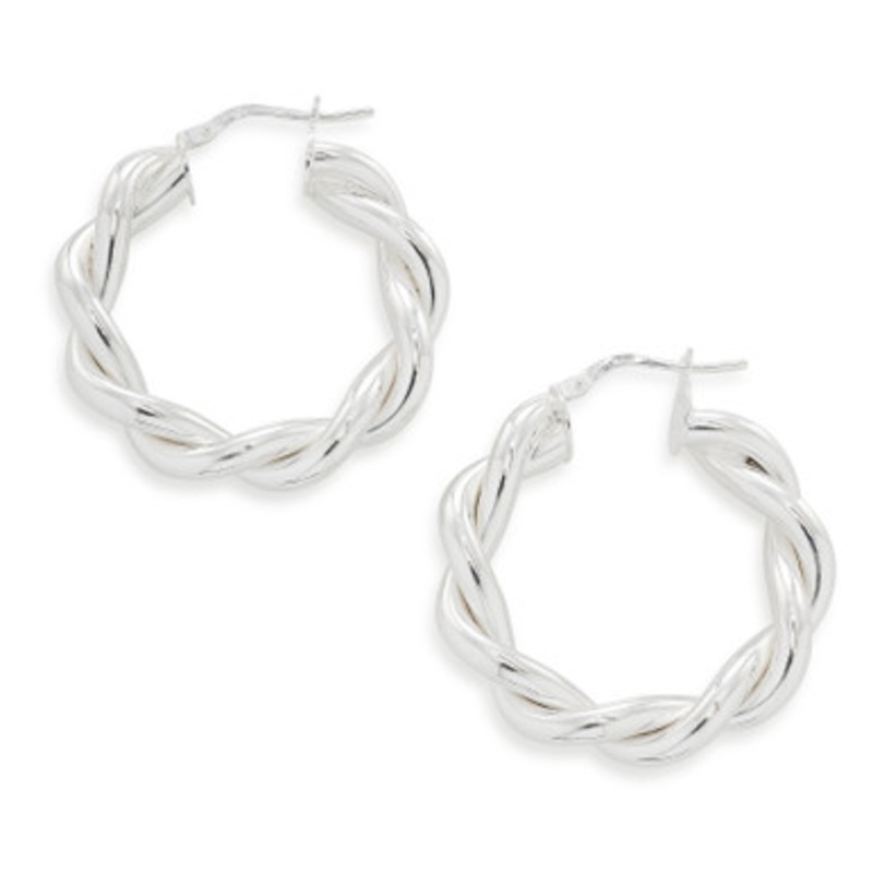 Twisted Hoop Earrings [JEHOP0061]