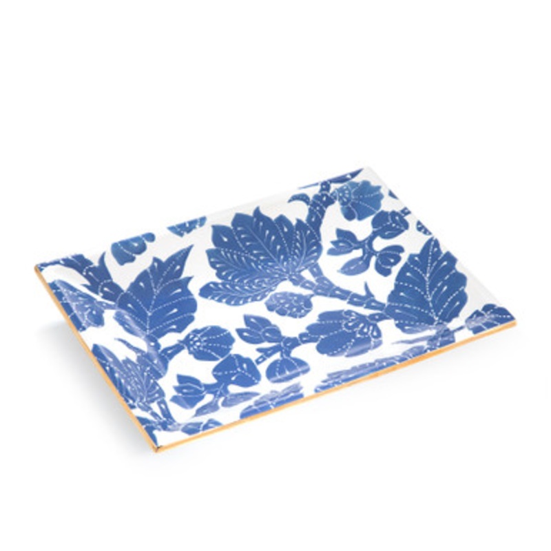 Bandana Caviar Tray in Jasmine Nantucket [GGTRY0049]