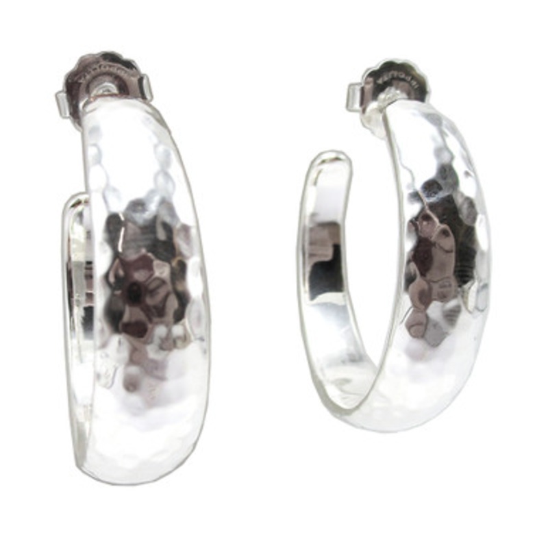 Classico Hammered Hoop Earrings [JEHOP0646]