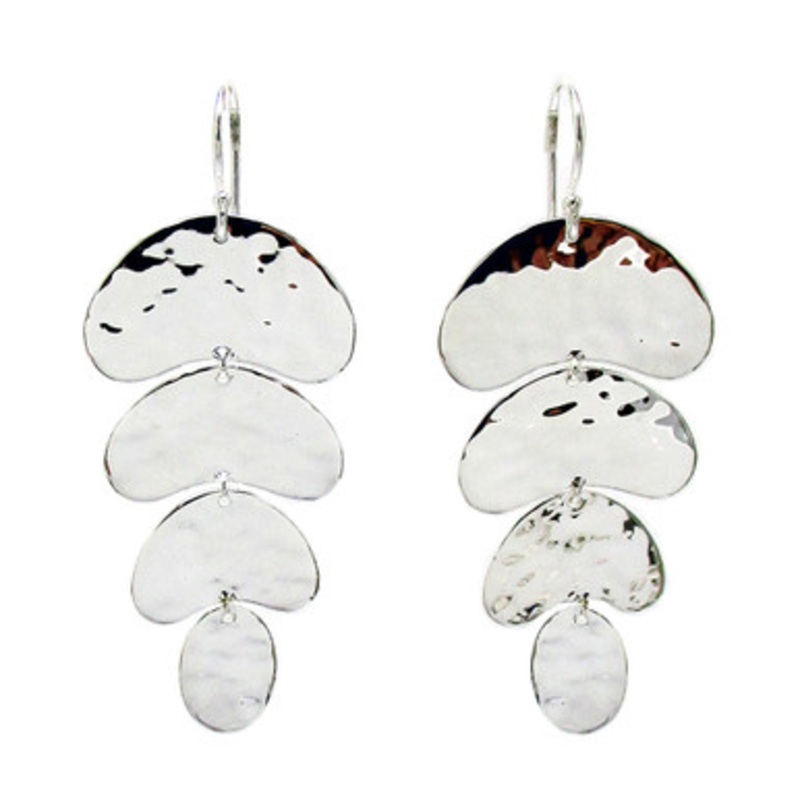 Classico Large Crinkle Drop Earrings [JEOTH1148]
