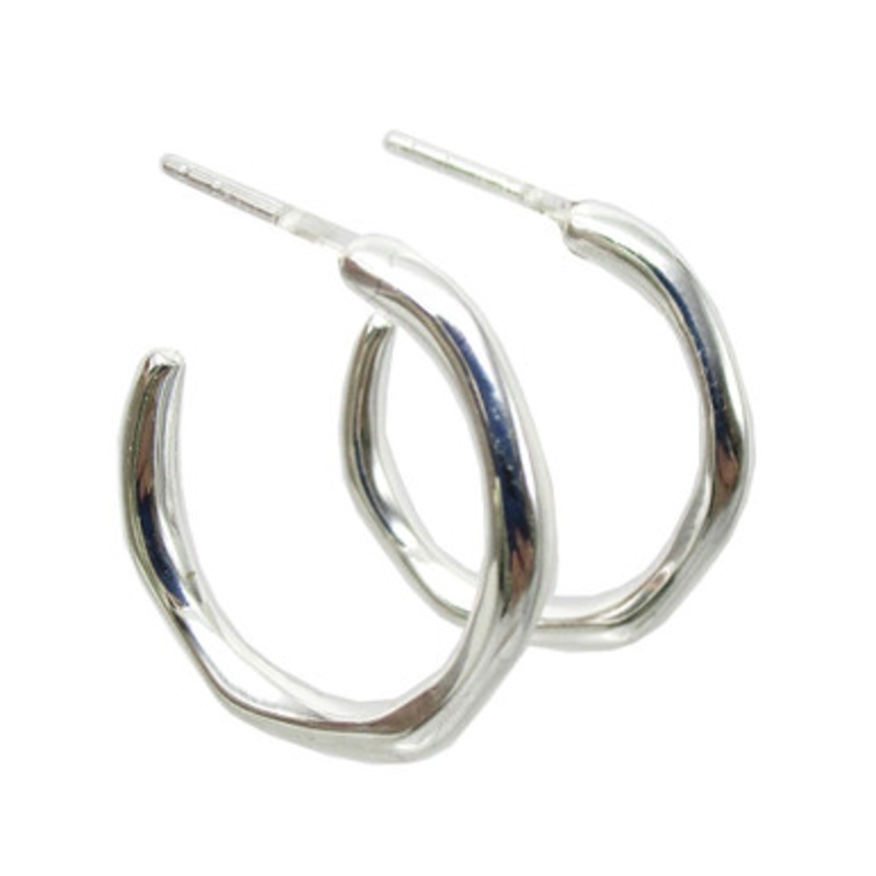Classico Squiggle Hoop Earrings [JEHOP0648]
