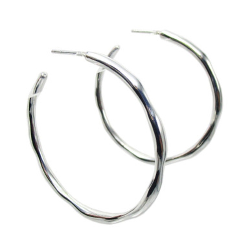 Classico Squiggle Hoop Earrings [JEHOP0649]