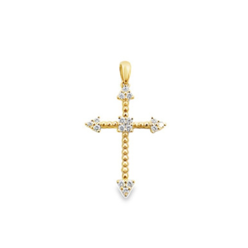 Diamond Cross Pendant [JNPEN0911]