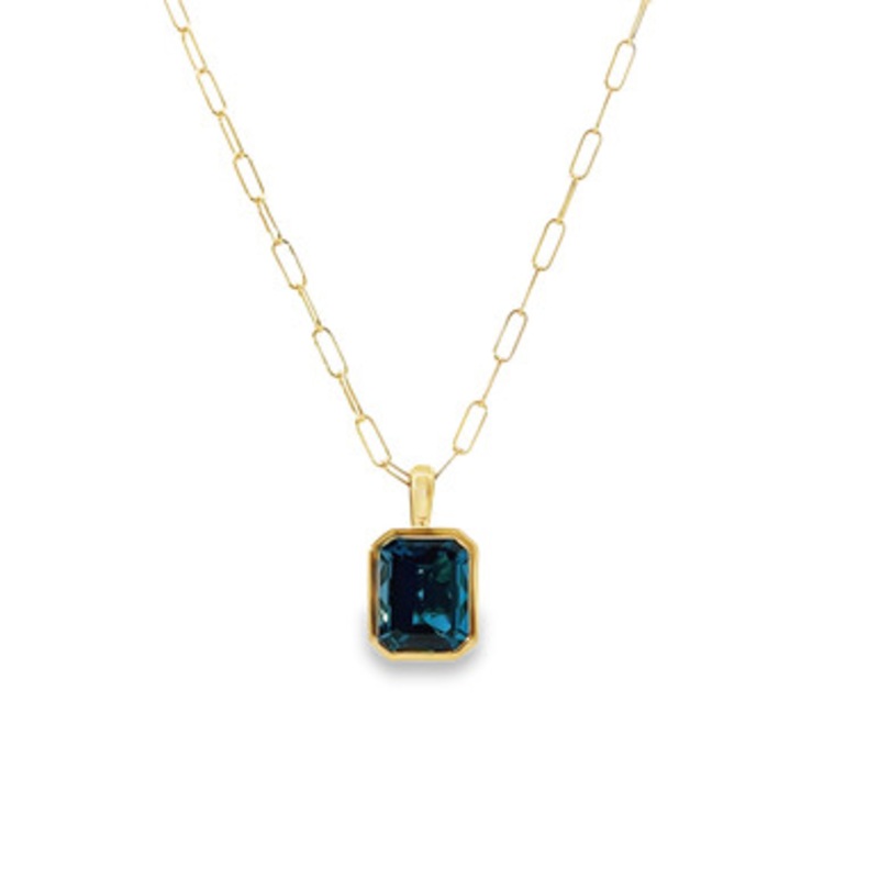 Topaz Pendant Necklace [JNPEN1304]
