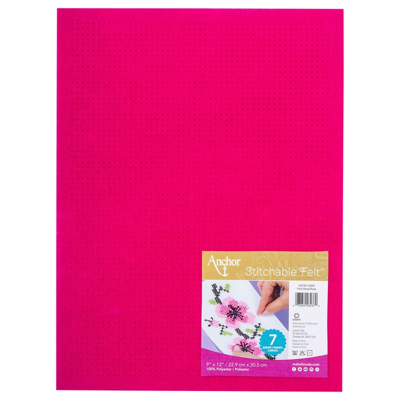 Anchor Stitchable Felt 9 x 12 – Clearance Items