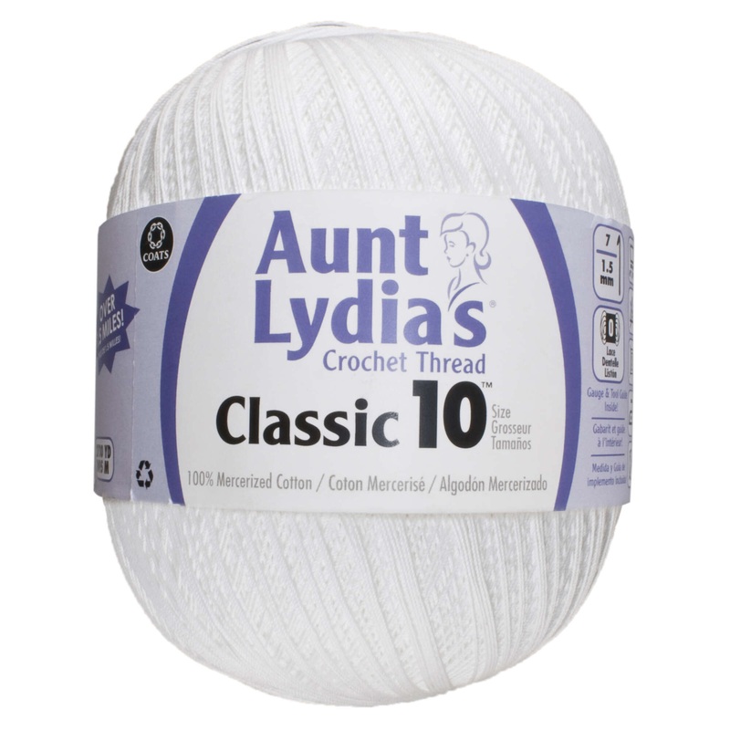 Aunt Lydia’s Classic Crochet Thread (Jumbo) Size 10