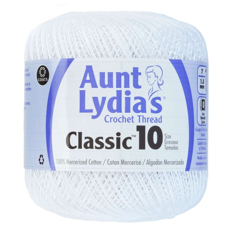 Aunt Lydia’s Classic Crochet Thread Size 10