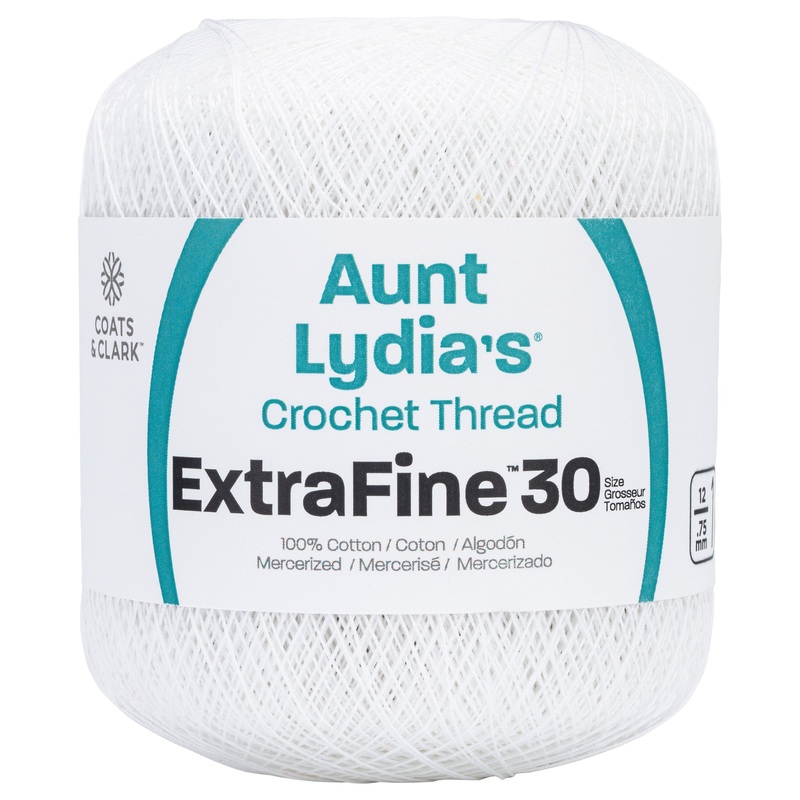 Aunt Lydia’s Extra Fine Crochet Thread Size 30