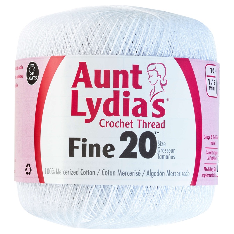 Aunt Lydia’s Fine Crochet Thread Size 20
