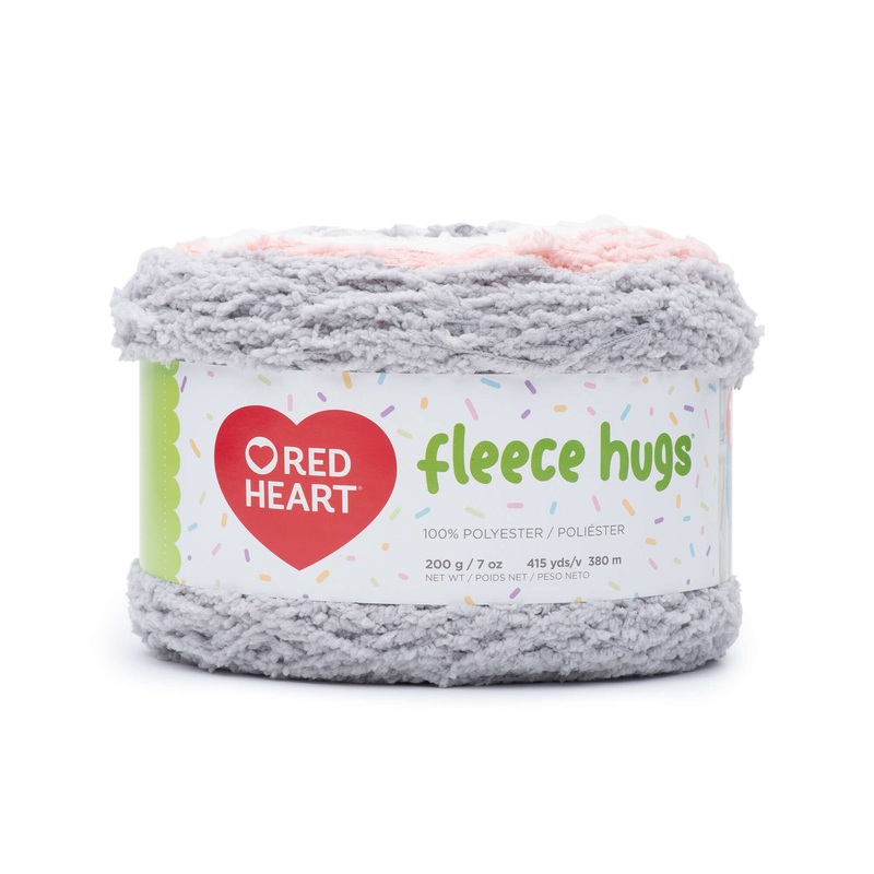 Red Heart Fleece Hugs Yarn – Clearance shades