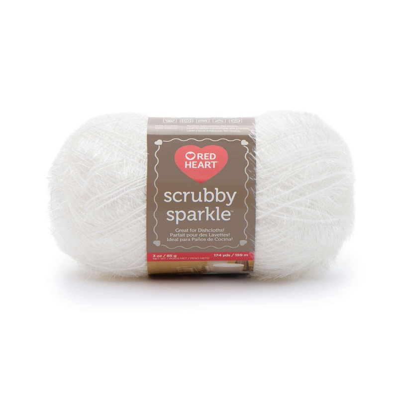 Red Heart Scrubby Sparkle Yarn