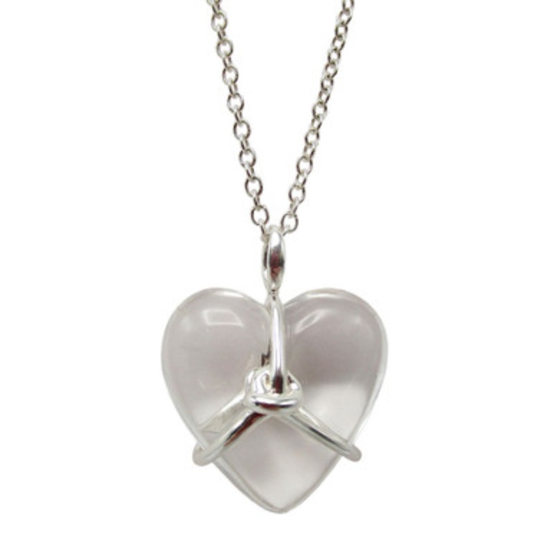 Rock Candy Quartz Heart Pendant Necklace [JNPEN1258]