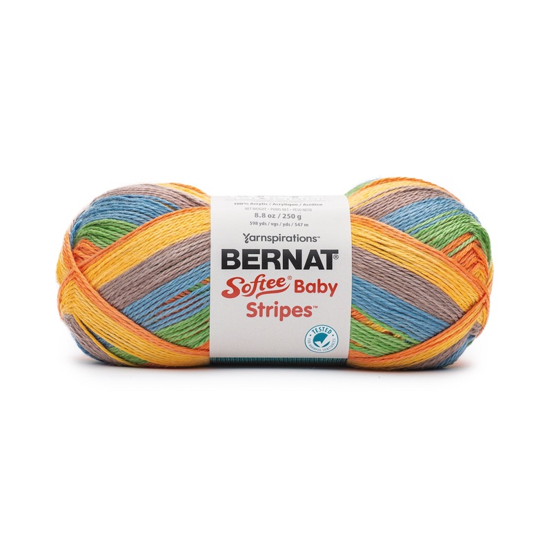 Bernat Softee Baby Stripes Yarn (250g/8.8oz) – Discontinued Shades