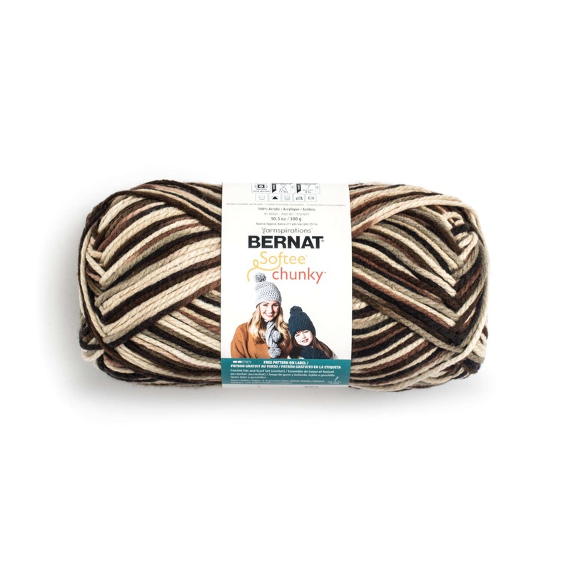 Bernat Softee Chunky Ombres Yarn (300g/10.5oz) – Discontinued Shades