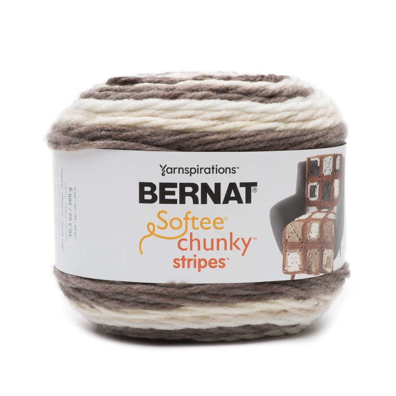 Bernat Softee Chunky Stripes Yarn (300g/10.5oz) – Discontinued