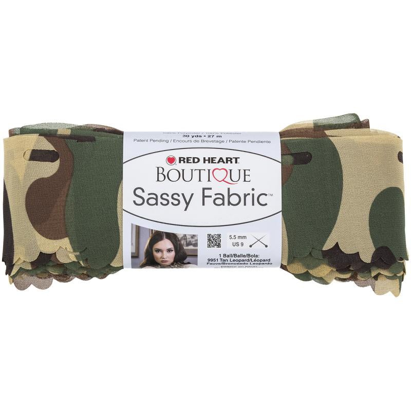 Red Heart Boutique Sassy Fabric Yarn – Clearance shades