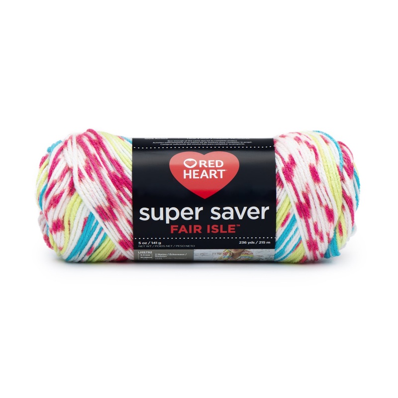 Red Heart Super Saver Fair Isle Yarn – Discontinued shades