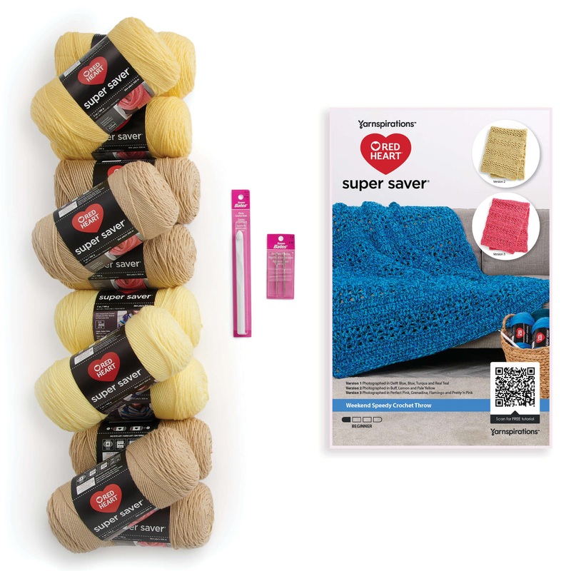 Red Heart Weekend Speedy Crochet Kit + Tutorial – Discontinued Item